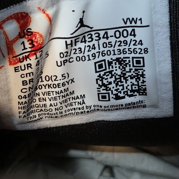 Nigel Sylvester X Jordan 4 RM SP Driveway Grey B-Grade Men's Size 13 - Picture 9 of 9